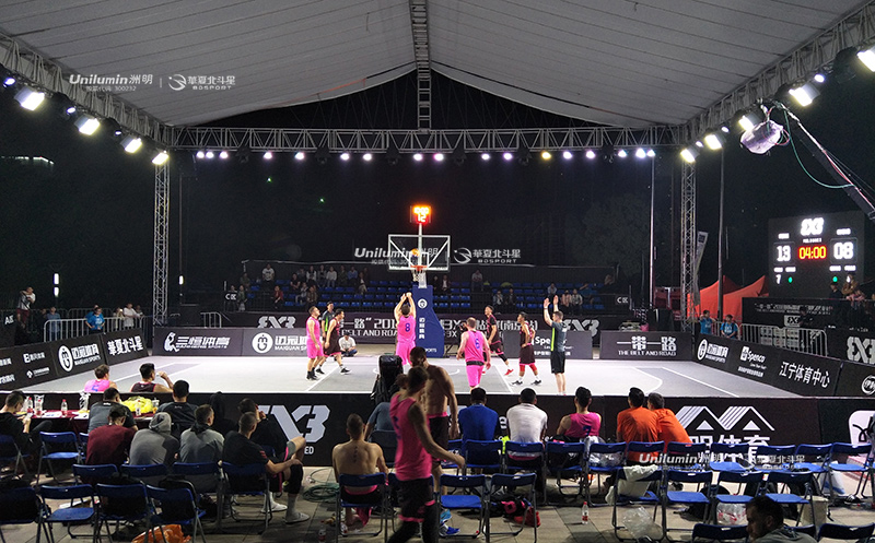 国际篮联3x3挑战赛南京站3人篮球场